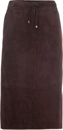 Max Mara Mujer, Faldas, Marr&oacute;n, Talla: 2XS