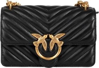 Pinko Dames Handtas - Dames - Schoudertassen - Zwart - ONE Size - Tassen