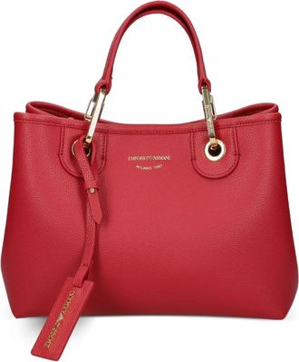 Emporio Armani Borsa tote con logo - Rosso