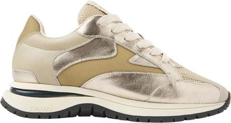 VIA VAI Usher Riggs gouden sneakers - Dames - Sneakers - Veelkleurig - 40 EU - Leer - Schoenen