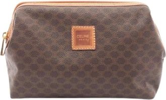 Celine Pre-owned Clutches, female, Brown, Size: ONE SIZE Pre-owned Vintage Pouch