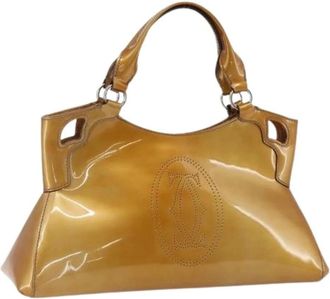 Cartier Pre-owned Handbags, female, Yellow, Size: ONE SIZE Pre-owned Vintage Handbag