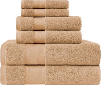 Superior Turkish Cotton Assorted 6-Piece Towel Set