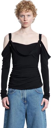 The Attico Crêpe Viscose Top