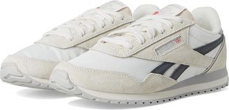 Reebok Lifestyle Classic AZ Womens Shoes Chalk/Chalk/Grey : 5 B - Medium, Leather