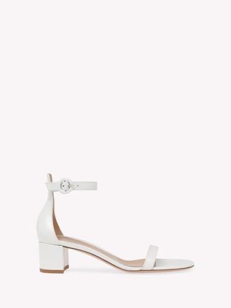Gianvito Rossi Gaeta 45 Sandal in White at Nordstrom, Size 40