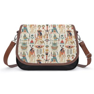 Generic Ancient Egyptian God Crossbody Bags for Women Shoulder Messenger Bag Purse Handbags