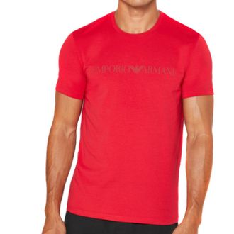 Emporio Armani heren T-shirt met logo en ronde hals