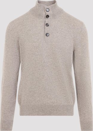 Brioni trui met halve knopen