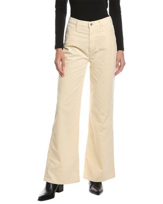 7 For All Mankind Ultra High Rise Corduroy Eggshell Jean