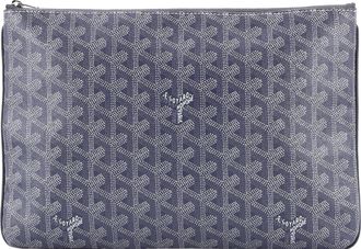Goyard Senat Zip Pouch Coated Canvas MM
