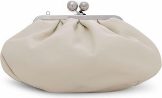 Max Mara Borsa in pelle morbida Cubico Latte Weekend Max Mara Donna