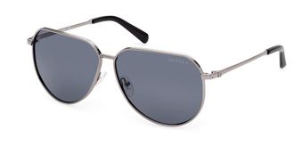 Guess GU00089 Polarized 08D Mens Sunglasses Gunmetal Size 62