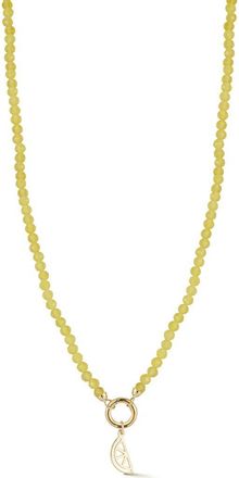 Ember Fine Jewelry 14K Yellow Gold Citrus Charm Beaded Necklace in Gold/yellow at Nordstrom Rack