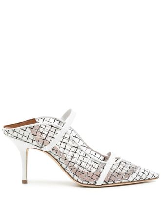 Malone Souliers Mules Maureen semi trasparente - Bianco