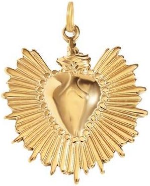 Kozakh Power Heart Charm in Gold at Nordstrom