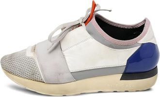 Balenciaga Race Runner leather sneakers - Grey