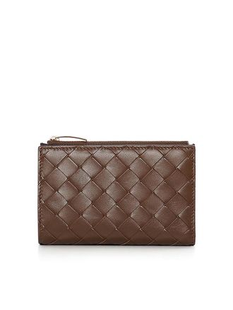Bottega Veneta Intrecciato Bi-Fold Leather Wallet