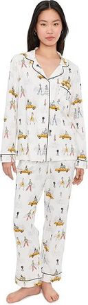 Bedhead Pajamas Long Sleeve Classic Cotton Knit Pajama Set Womens Pajama Sets Fashion Week : LG (US 12-14), Cotton/Down