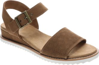 Skechers Womens Desert KISS SERENDIPITOUS, Chestnut Microfiber, 5.5 UK