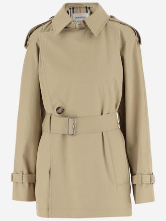 Burberry Beige Gabardine Trench coat