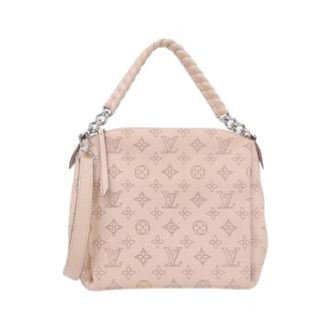Louis Vuitton Pre-owned Mahina Babylon Chain BB Kalfsleren Tas - Dames - Pre-owned - Roze - Maat: ONE Size Leer