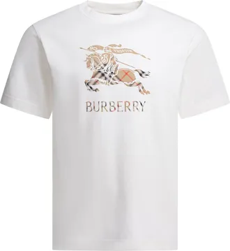 Burberry Ekd T-Shirts Bianco-Uomo