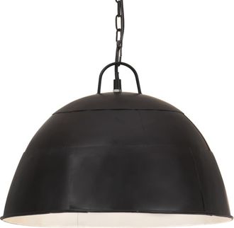 vidaXL L&aacute;mpara Colgante Vintage Redonda 25 W Negra 41 Cm E27 Vidaxl