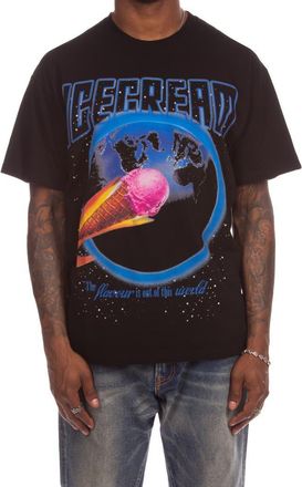 Icecream Streak Cotton Graphic T-Shirt in Black at Nordstrom, Size Xx-Large