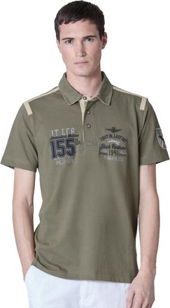 Aeronautica Aeronautica Militare polo groen opdruk