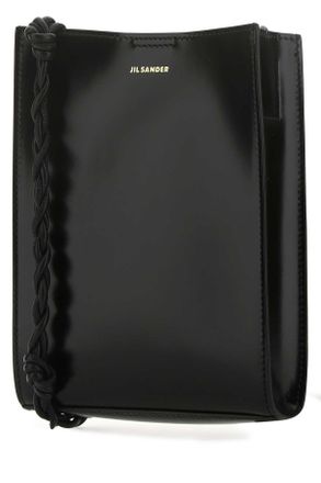 Jil Sander Womens Black Leather Small Tangle Shoulder Bag 001 Borse A Mano