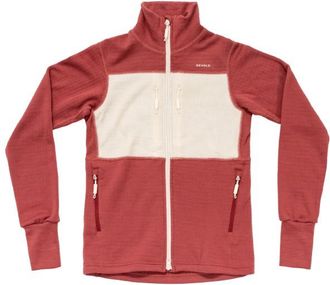 Devold Egga Grid Merino Jacket Merinojacke für Damen | rot