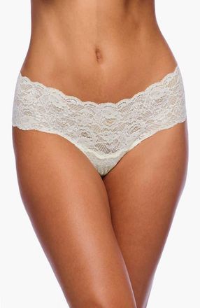 Cosabella Nsn Hottie Low Rise Boyshort in Moon Ivory at Nordstrom, Size Large