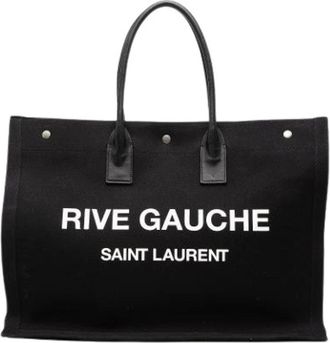 Saint Laurent Pre-owned Tote Bags, female, Black, Size: ONE SIZE Pre-owned Tote Bag