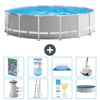 Intex Piscina Prism Frame Redonda - 457x122 Cm - 9-piezas S549