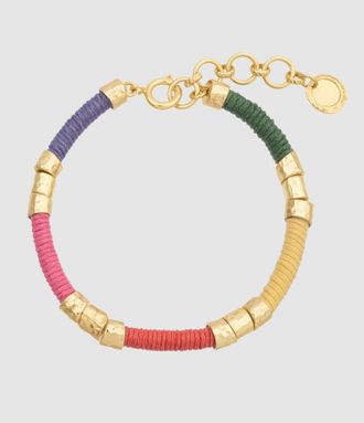 Sonia Rykiel Bracelet Colorblock Tribal Cordons Multicolores