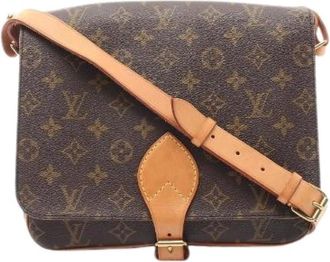 Louis Vuitton Pre-owned Borsa a Spalla Cartouchiere GM in Pelle Monogram - - Pre-owned - Donna - Marrone - ONE SIZE