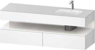 Duravit Qatego Lavabo Encastrado Con Base De Lavabo Consola, - Duravit
