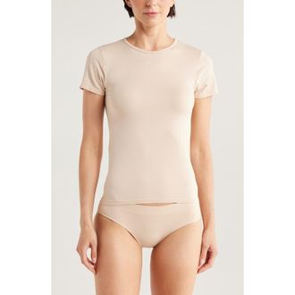 Nordstrom Rack Everyday Seamless T-Shirt in Beige Smoke at Nordstrom Rack, Size X-Small