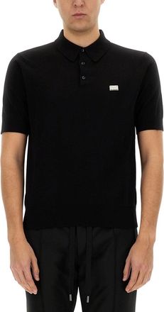 Dolce & Gabbana Polo With Logo-Uomo