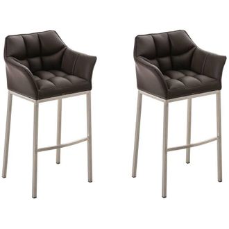 Clp Clp - Set De 2 Taburetes Damaso Marr&oacute;n Acero Inoxidable