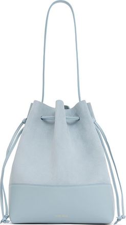 Mansur Gavriel Drawstring Cabas Bucket Bag in Baby Blue at Nordstrom