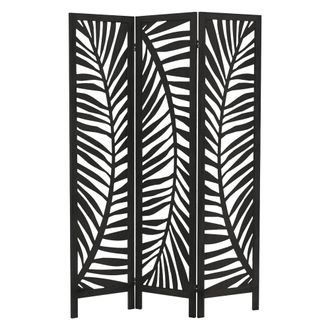 ML Design Ml-design Separador De Ambientes Plegable, Biombo Divisor Con 3 Paneles