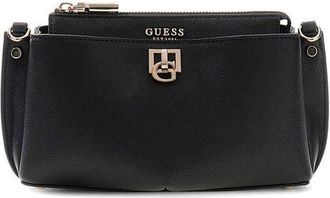 Guess Womens Crossbody Bag Black Polyurethane - Crossbody-Bags
