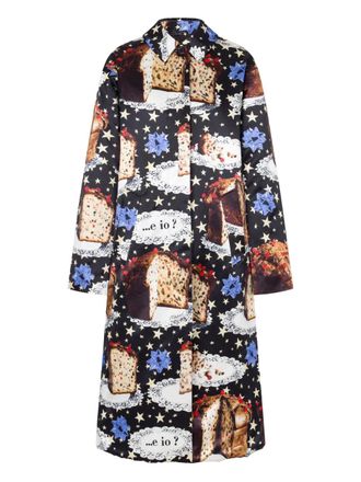 Moschino star-print coat - Black