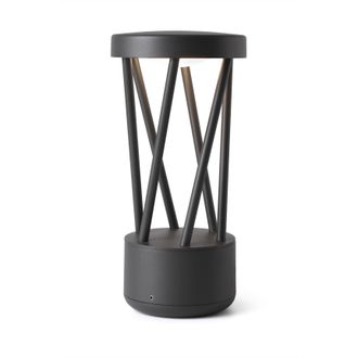Netlighting Twist Outdoor Led Dark Grey Pedestal Lamp 10W 3000K IP65