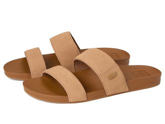 Reef Vista Stevie Womens Wedge Shoes Tobacco : 10 B - Medium, Suede