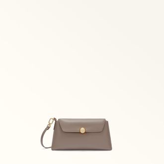 Furla Sfera Soft Mini Bag Xl Mauve Grey Nappa Leather Woman