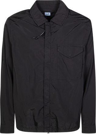 C.P. Company Shiny Finish Single Pocket Shirt Jacket