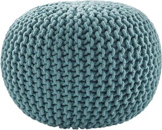 Jaipur Living Spectrum Textured Round Pouf